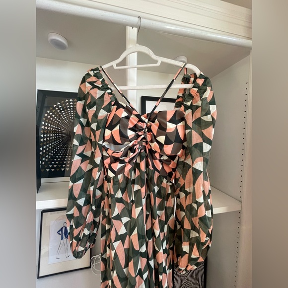 PatBO Beautiful Plitka lace-up dress, Size XL - Picture 10 of 10